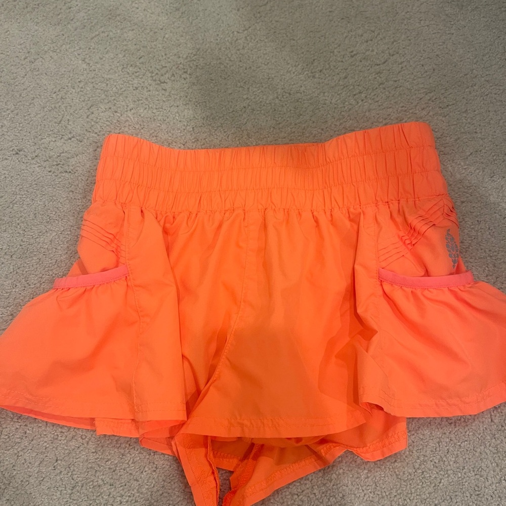 FP movement neon orange Get Your Flirt On Shorts